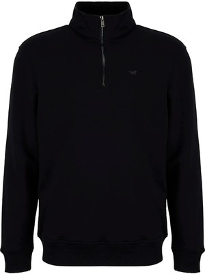 Mustang Siyah Erkek Sweatshirt M5WM-SWT1710