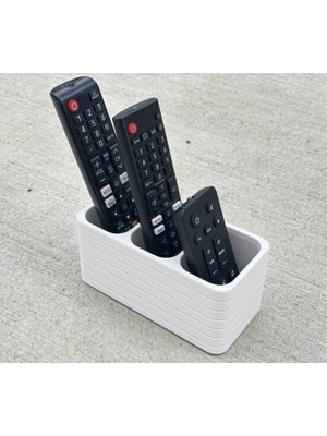 Sepetzone Kumanda Standı - 3 Bölmeli Kumanda Organizer Masaüstü Düzenleyici
