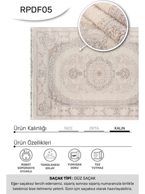 Anatolia Anatolıa Halı Eliz -Krem / Vizon / Renkli -Oturma Odası, Salon-Kolay Temizlenebilir