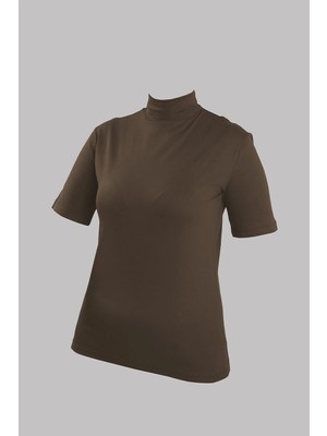 Hürrem Bone Taba Body Balıkçı Yaka Viskon Yarım Kollu 1028_33