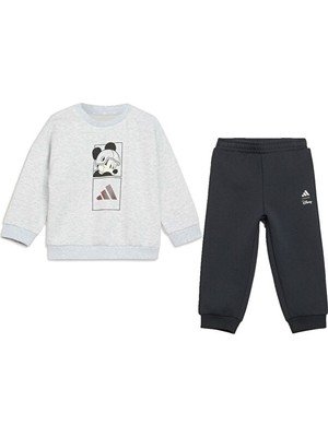 Adidas I Dısney Mıckey Mouse Jog Bebek Günlük Eşofman Takımı KG6110 Gri