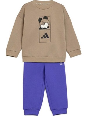 Adidas I Dısney Mıckey Mouse Jog Bebek Günlük Eşofman Takımı KS3953 Haki