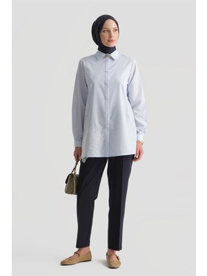 Armine Yüksek Bel Pantolon Lacivert