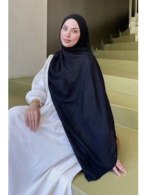 Lamelif Organic Premium Şal Siyah