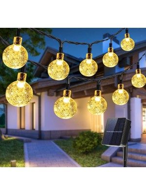 Empressco 7m 50 LED Gün Işığı Solar Bahçe Aydınlatma Dekorasyon Güneş Enerjili