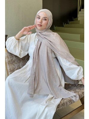 Lamelif Organic Premium Şal Vizonrengi