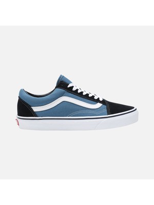 Erkekler İçin Vans Old Skool Mavi-Navy Spor Ayakkabı Nefes Alabilir Yapı ile Günlük Kullanıma Uygun
