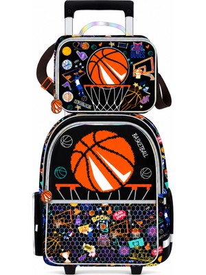 Dream Vest Basketbol Çekçek Çanta ve Beslenme Çanta Seti Çok Renkli (U)