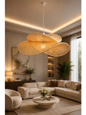 Luna Lighting Bohem Home Model Butik Cafe Makrome Rustik Salon Yatak Odası Sarkıt Avize