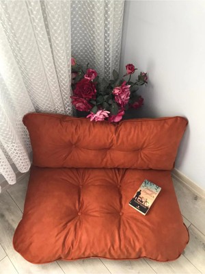 Beyzima Petek Önü Palet Yer Minderi Kiremit Rengi
