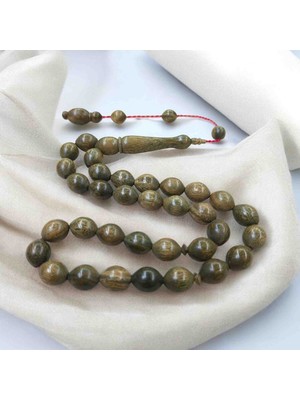 İnan Tesbih Pelesenk Ağacı Arpa Kesim Büyük Boy Tesbih – 10X12 mm