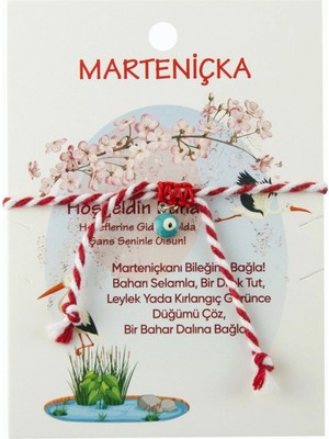 Hace Bazaar Nazar Marteniçka Makrome Ip Bileklik