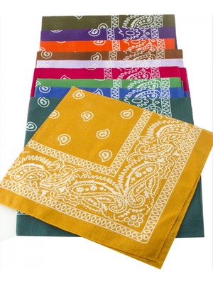 Hace Bazaar Çini Desenli Bandana 50*50
