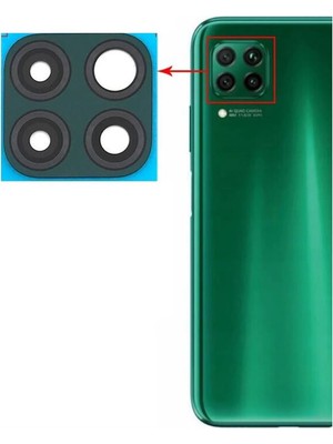 Genos Hw P40 Lite Kamera Lensi Camı JNY-L21A JNY-L01A JNY-L21B JNY-L22A JNY-L02A (Yeşil)