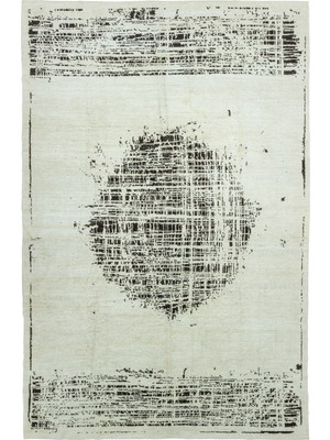 Soho Antiq Natura Soyut Tasarımlı Kendir Halı 302X464 cm