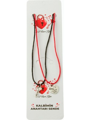 Sepetopia Kalbimin Anahtarı Sende Arkadaşlık Kolyeleri (Çift Kolye)