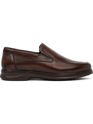 Derimod Fly Erkek Kahverengi Deri Loafer WM720013DV
