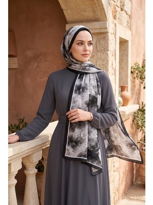 Eys Soft Floral  Şal Serisi Siyah