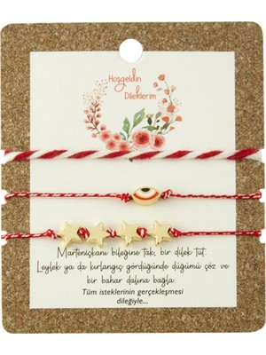 Hace Bazaar 3 Adet Göz Marteniçka Bileklik