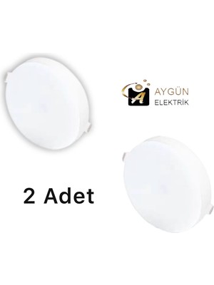 Aygün Elektrik CT-5662 Ayarlanabilir LED Spot 25W Gün Işığı - 2 Adet