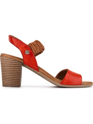 Tamer Tanca Kadın Derı Sandalet Sandalet 766 1323 Byn Sndtl Y22