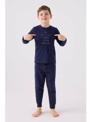 Arnetta 3130 Erkek Çocuk Uzun Kol Pijama Takım