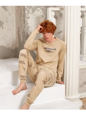 Gd Goldoremi 5326 Erkek Weekend Uzun Kollu Pijama Takımı
