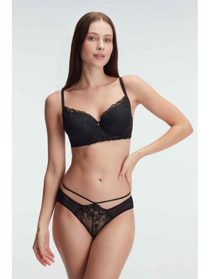 Anıl 4837 Kadın Desteksiz Sütyen ve Slip Takım