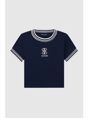Guess Kız Çocuk Lacivert Tshirt