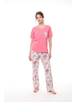 Pijadore 1439 Kadın Kısa Kollu Pijama Takım