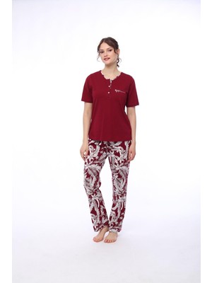 Pijadore 1424 Kadın Kısa Kollu Pijama Takım