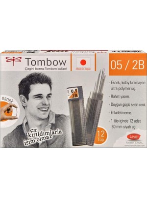 Renas Store Tombow Classıc Tüp 0.5 mm 2b 12 Adet