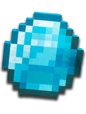 Believe Industry 3D Mıknatıslı Minecraft Elmas