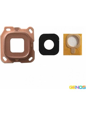 Genos Samsung Galaxy C5010 C5 Pro Uyumlu Kamera Camı (Pembe) (SN807276)