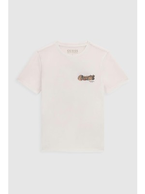 Guess Erkek Çocuk Beyaz Tshirt