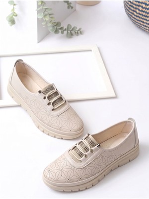 Albishoes Kadın Anne 4 Noktalı Anatomik Kaymaz Taban Yumuşak Hafif Günlük Ayakkabı Anne Ayakkabı