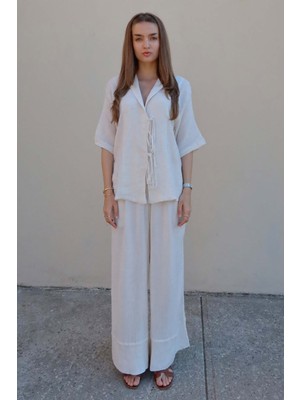 İkikız Kenevir Klasik Kesim Pantolon