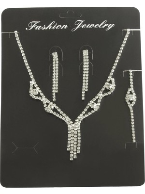 sbodurhome Sallantılı Taşlı Set Kolye