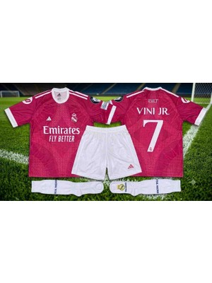 Vini Jr Real Madrid Yeni Sezon Çocuk Forması 3 Lü Set