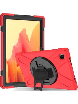 Royaleks Samsung Galaxy T500 Tab A7 10.4 Kılıf Amazing Tablet Kapak - Kırmızı