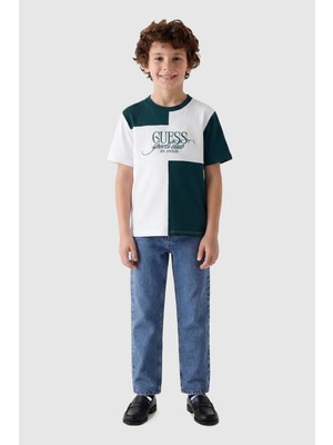 Guess Erkek Çocuk Haki Tshirt