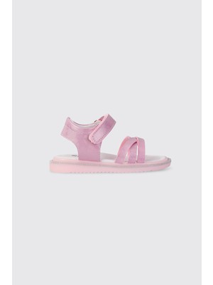 Panço Kız Bebek Pembe Sandalet