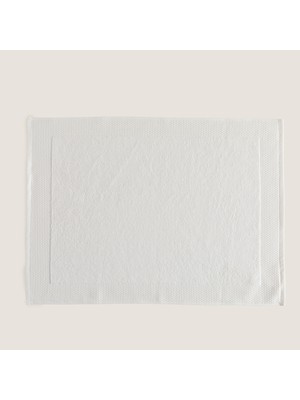 Chakra Sobeska %100 Pamuk Ayak Havlusu 50X70 cm Beyaz