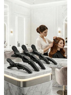 Renas Store Transformacion Saç Pensi Crocodile Design, Standart, 7430000718284, Siyah
