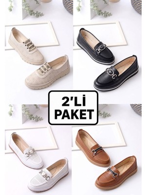 Albishoes Kadın Anne 4 Noktalı Anatomik Kaymaz Taban Yumuşak Hafif Günlük Ayakkabı Anne Ayakkabı
