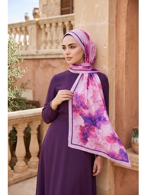 Eys Soft Floral  Şal Serisi Pembe