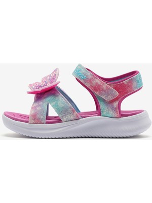 Panço Skechers Jumpsters Sandal Kız Çocuk Pembe Sandalet