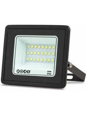 5 Adet Noas YL70 1020 Ultra Slim 20W LED Projektör 6500K Beyaz Işık