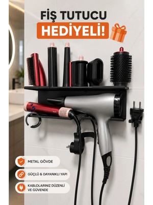 Venon Homelazer Dyson Lüks 7 Gözlü Siyah + Kablo Tutucu