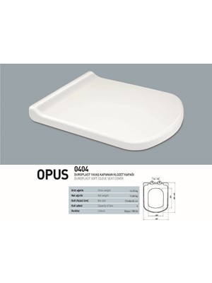 Klozet Kapağı Soft Opus (6) ( Nkp )